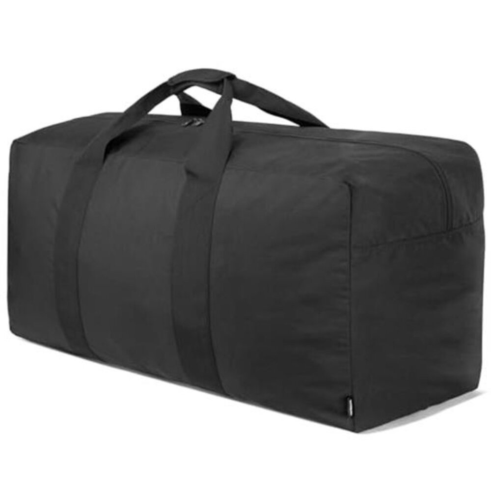 100L Extra Large Duffle Bag Travel Foldable Weekender Gym Gear Black